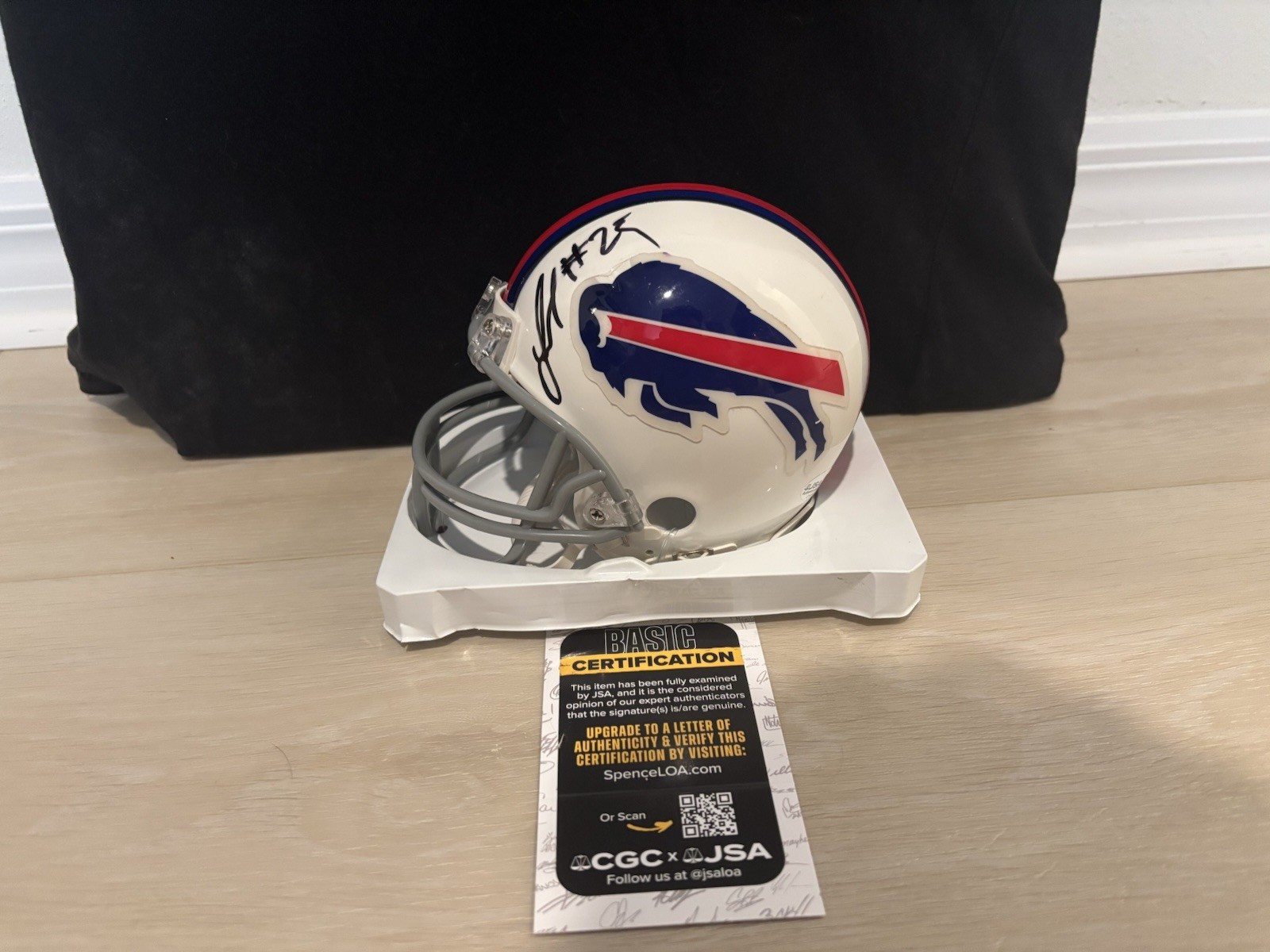 LeSean McCoy Autographed Signed Buffalo Bills Mini Helmet- JSA COA 
