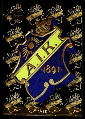 1995-96 Leaf Elit Set Sweden AIK Klubbemblem AIK #2