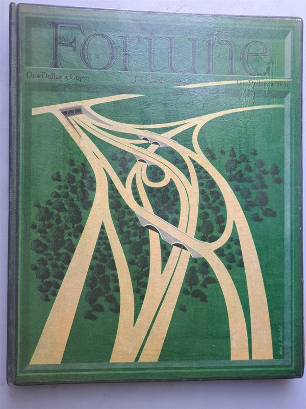 FORTUNE Magazine - June 1938 Issue - Hardcover Library Edition