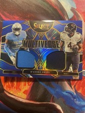 2025 Select D'ANDRE SWIFT Multiverse Blue Prizm Relic MVJ-DST