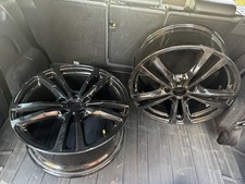 Genuine Audi A3 SLine 8V 18 Inch Alloy Wheels x2 - 5x112 / Gloss Black