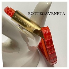 Raro bracciale BOTTEGA VENETA arancione/oro - usato, ottime condizioni