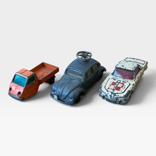 Vintage Corgi Toys Job Lot VW Beetle Karmann Ghia Reliant TW9 Restoration Spares