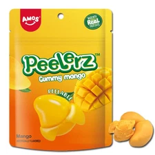 New AMOS Peelerz peelers Gummy Mango Peelable Fruit TikTok Candy 6oz Sweet