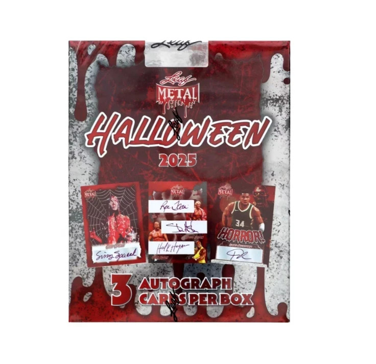 2025 LEAF METAL HALLOWEEN HOBBY BOX - BRAND NEW - FREE SHIPPING 🔥🔥🔥