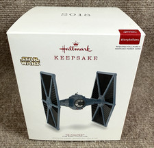 2018 Star Wars Hallmark Keepsake TIE Fighter Storytellers Ornament Light & Sound