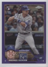 2023 Topps Chrome Update Purple Refractor 76/250 Brewer Hicklen #USC89 0b3