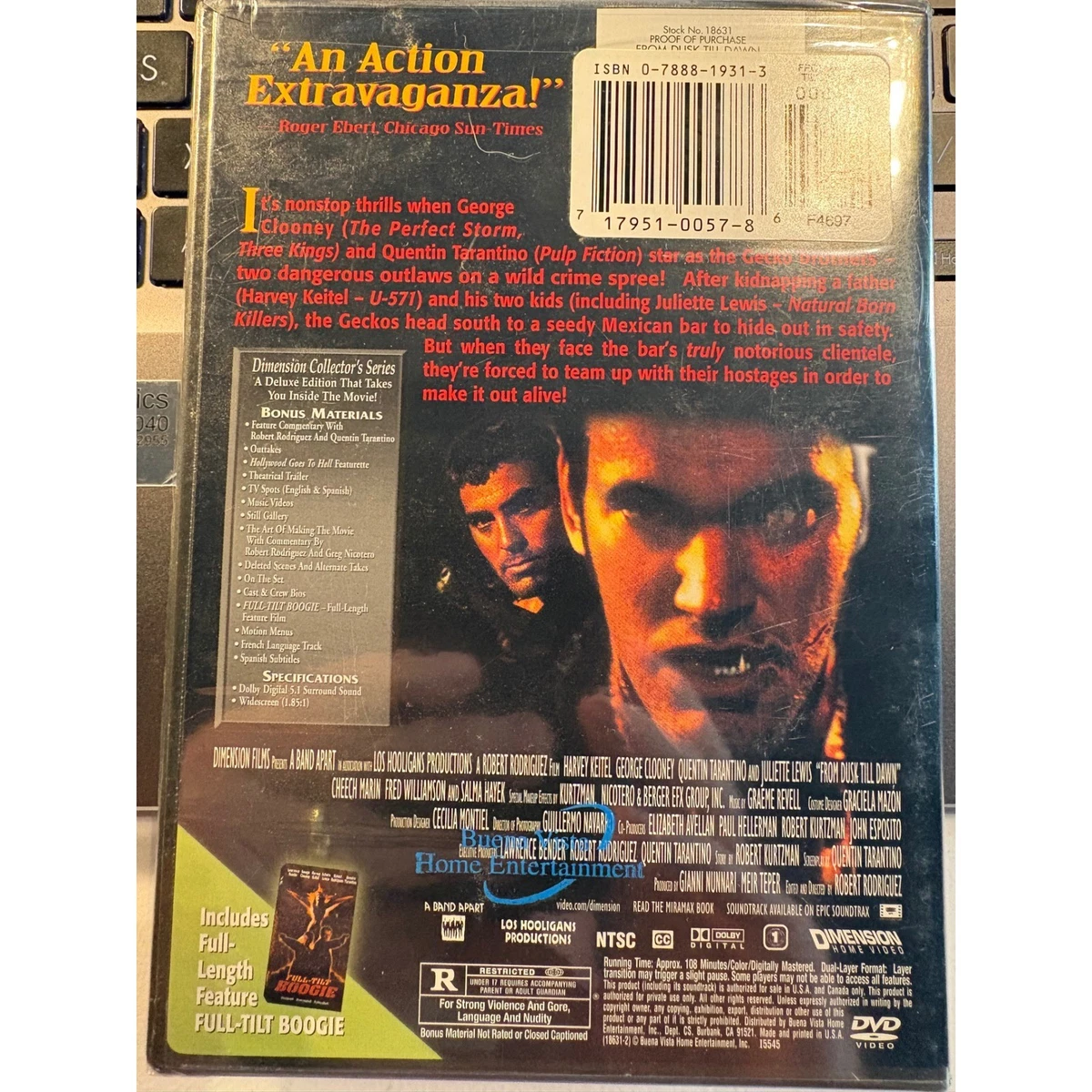 Dimension From Dusk Till Dawn DVD Collector