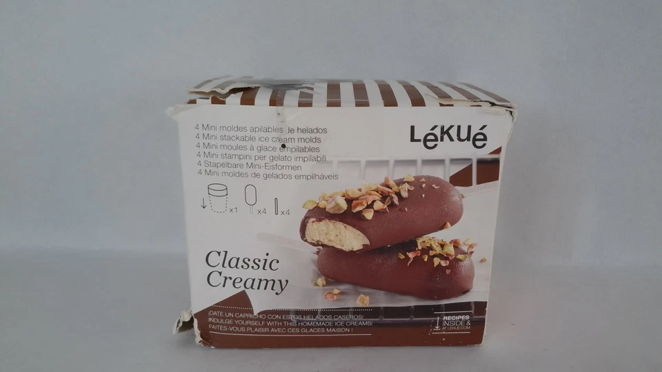 Lékué Klassisch Cremefarben Eiscreme Brown Formen Geräte 3400235SUR Kuchenbleche - Bild 2 von 4
