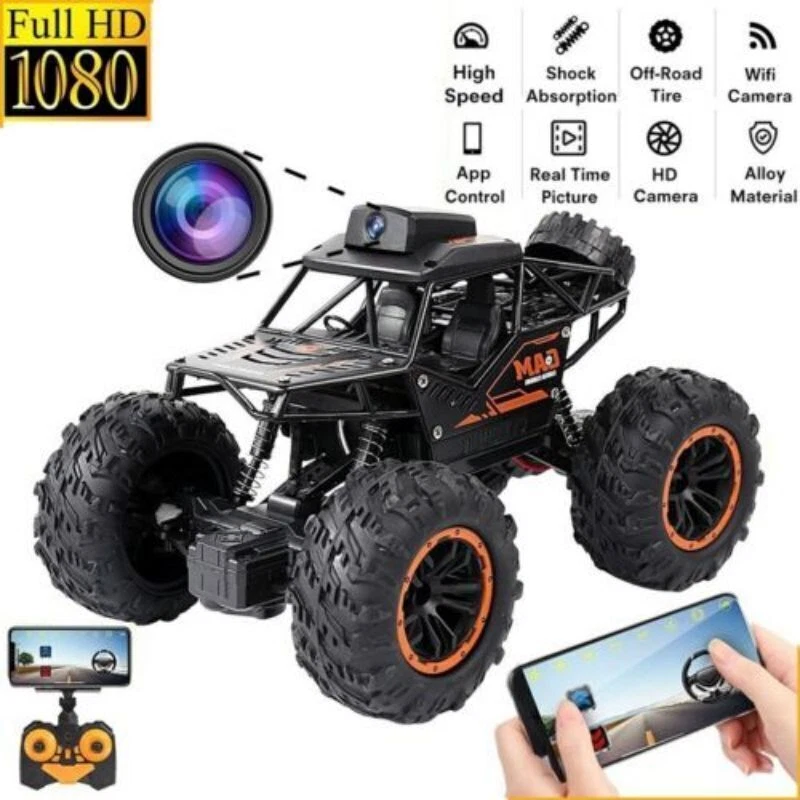 RC Auto mit WiFi 1080P FPV-Kamera 2.4g Ferngesteuertes Auto 35km/h Monster Truck - Bild 3 von 4