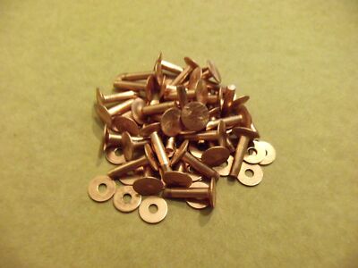 Copper Rivets & Burrs 3/4'' 9 Gauge SCA (1 Pound)