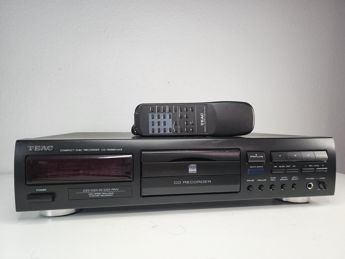 優良動作品 TEAC CDレコーダー ブラック CD-RW890-B Amazon.co.jp: TEAC CDレコーダー ブラック CD-RW890-B : 家電＆カメラ