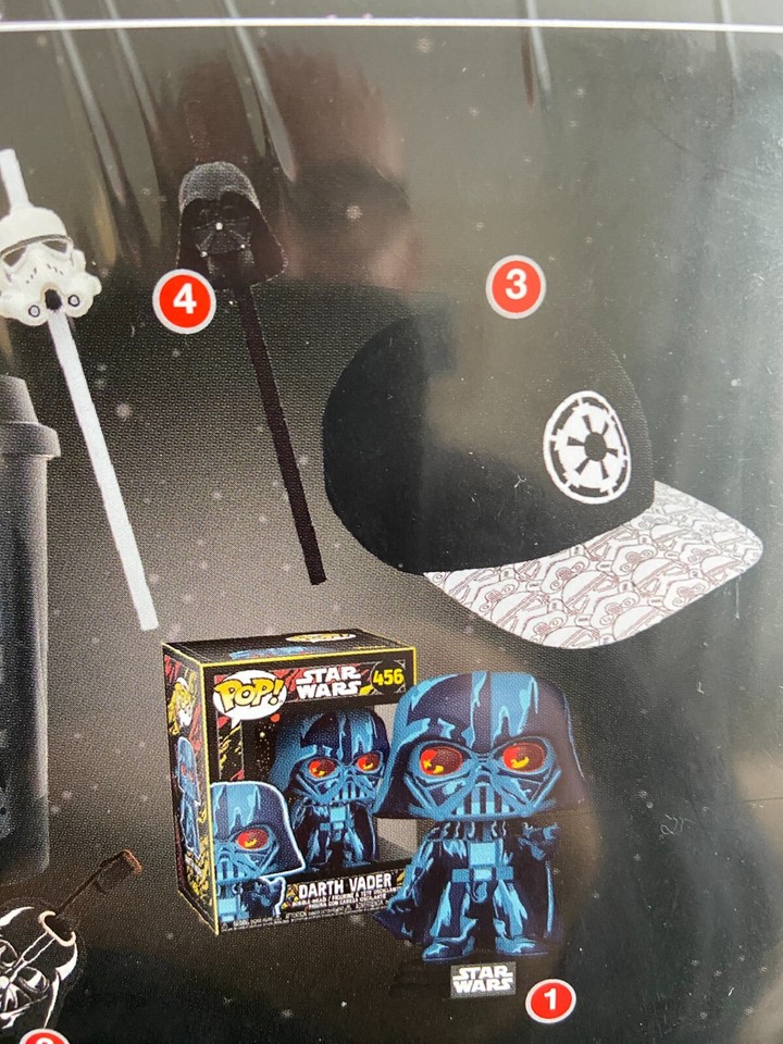 Funko Pop! Star Wars #456 Darth Vader COLLECTORS BOX Retro RARE Wootbox ...