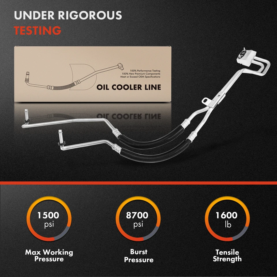 Manguera de enfriador de aceite de motor para Hummer H2 2003-2004 tubo de extremo acampanado de 7,75 mm de longitud Foto 3 de 4