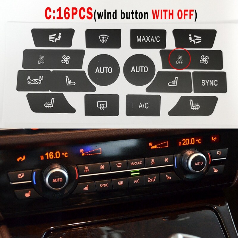 Red Electronic Parking Brake (P) Button Cover For BMW 5/6/7/X3/X4 F Series 2009-2014 - Long-Feet Version Replacement