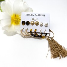 Earrings Set for Women Girls 6 Pairs