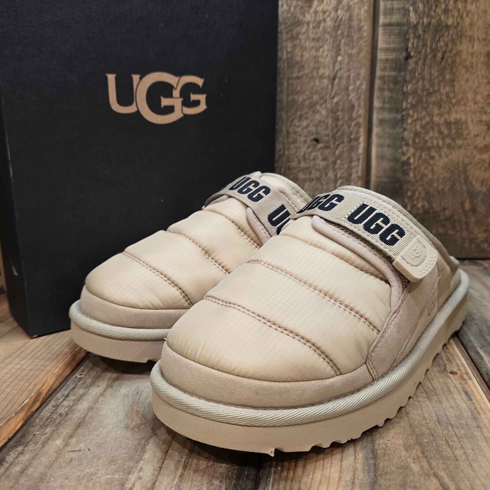PANTOFOLA D’ORO UGG DUNE LTA SLIP ON UOMO US 5 SCARPA DA SCIVOLO IN LANA CON SEMI DI SENAPE