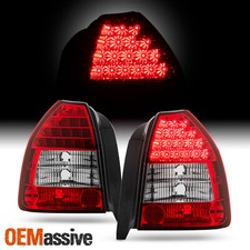 Fits 96-00 Honda Civic Ek9 3dr Hatchback Jdm Red Clear Led Tail Brake Lights Set Fits 96-00 Honda Civic Ek9 3dr Hatchback Jdm Red Clear Led Tail Brake Lights Set