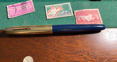 Parker Vintage 1/10 16k Gold Filled Cap Fountain Pen Made In USA