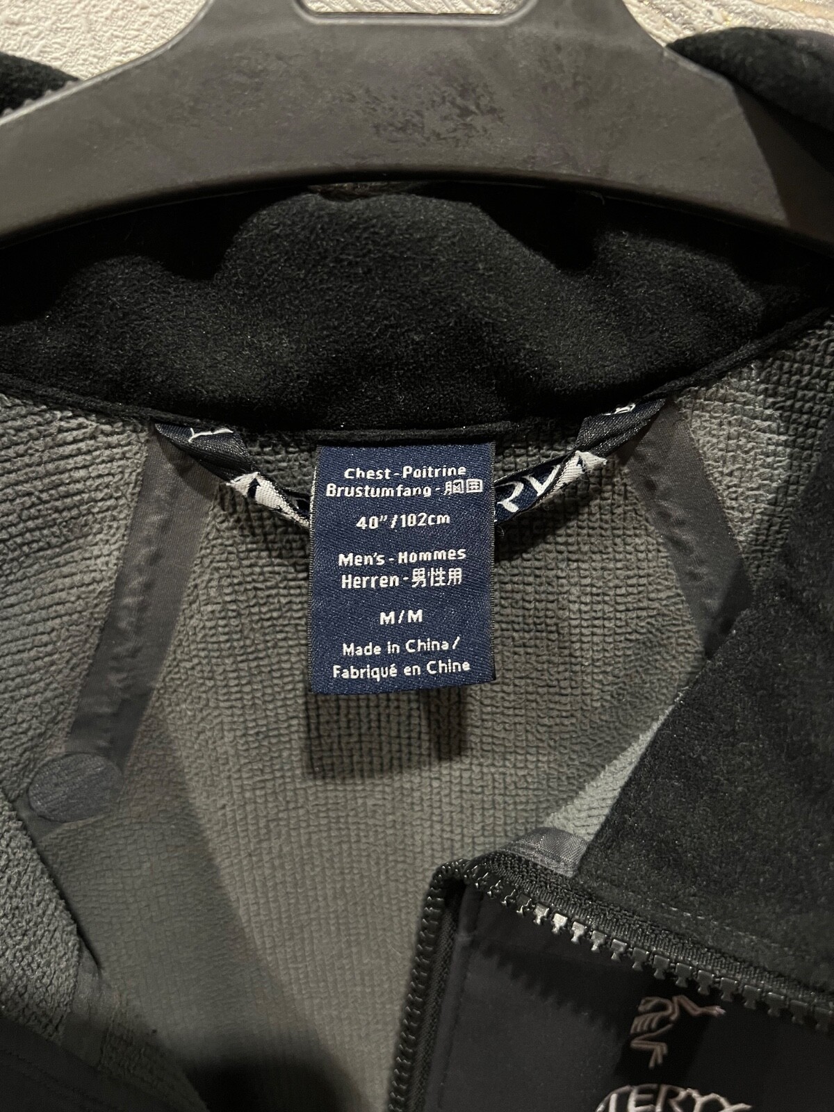 ARC'TERYX Arcteryx giacca softshell impermeabile antivento vintage nero