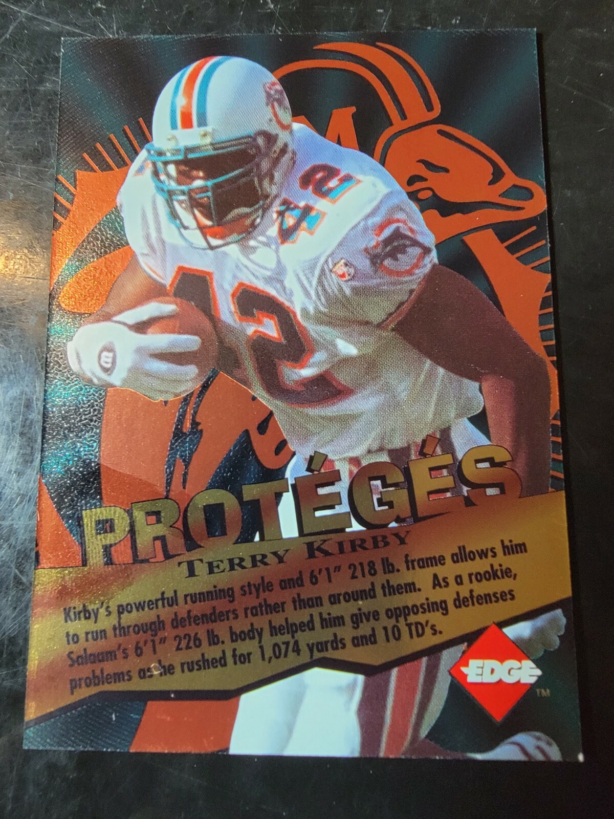 1996 Collector's Edge Proteges #Promo 1 Terry Kirby Rashaan Salaam 