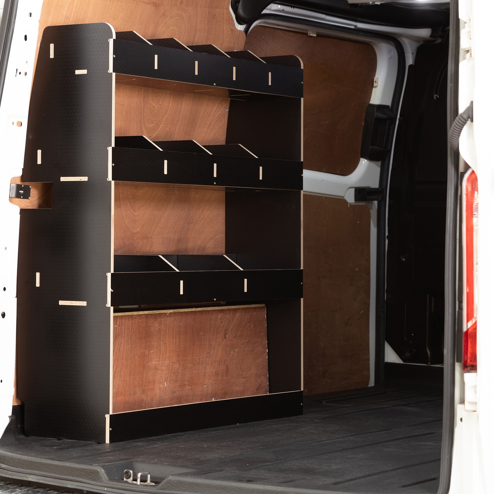 Ford Transit Custom L2 (LWB) 2012-23 Passenger Side HEXABOARD Van Racking