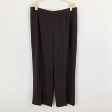 Elana by Tanner Brown Dress Pants Size 18 Work Career Back Elastic Business