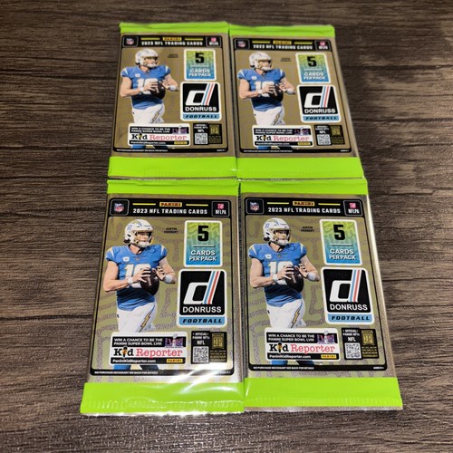 (4)2023 Panini Donruss Football-5 Card Packs-Factory Sealed-Free Shipping!!! - Picture 3 of 4