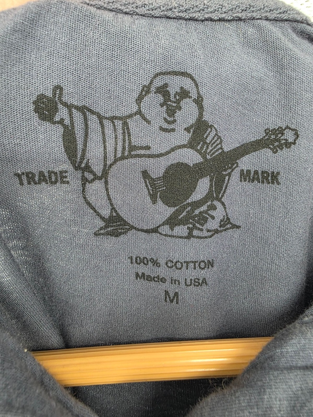 True Religion Navy Polo Shirt Medium 100% Cotton Short Sleeve NWOT thumbnail 2