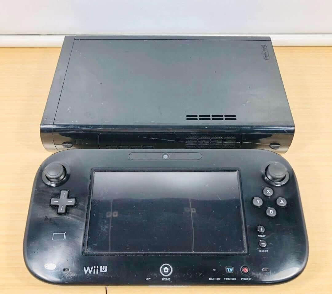 Nintendo Wii U 32GB WUO-101(01) black Console w/adapter | eBay