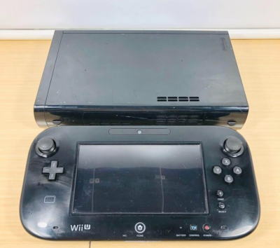 Nintendo Wii U 32GB WUO-101(01) black Console w/adapter | eBay