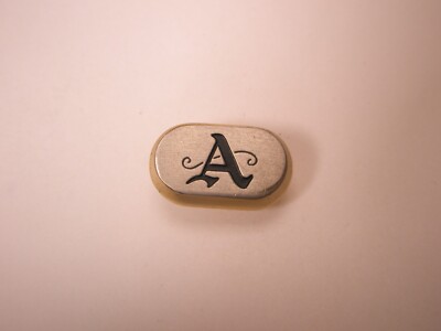 A Monogram Initial Letter Vintage HICKOK Tie Tack Lapel Pin alfred albert y68