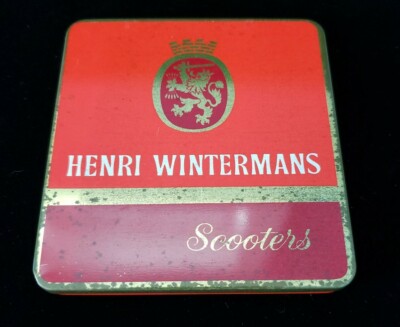 Vintage Henri Wintermans Scooters 10 Cigar Case  Made In Holland 4  Square