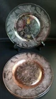 4 Pink MacBETH-EVANS Dogwood Pink Depression Glass Plates 8"
