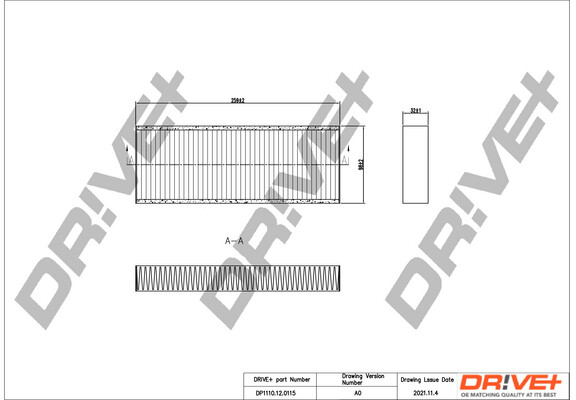 Dr! Ve + DP1110.12.0115 Filter, Innen Luft FüR Ds, Opel, Peugeot-image