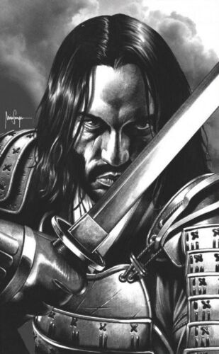 BRZRKR 1 MICO SUAYAN VIRGIN SKETCH VARIANT LMT 500 KEANU REEVES NETLIX NM
