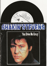 SHAKIN' STEVENS YOU DRIVE ME CRAZY RARE AUSTRALIA PROMO SINGLE + PIC COVER