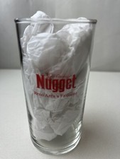 Vintage Reno Nugget Casino Drinking Glass Happy Holidays