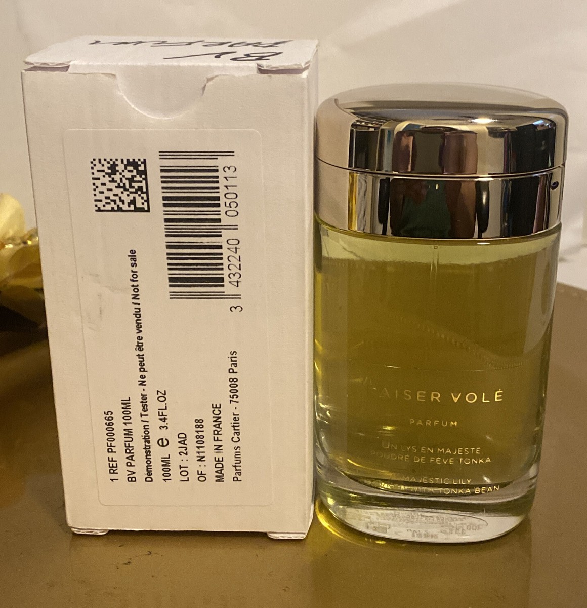 Baiser Vole PARFUM by Cartier 3.3 oz Pure Parfum Spray for Women
