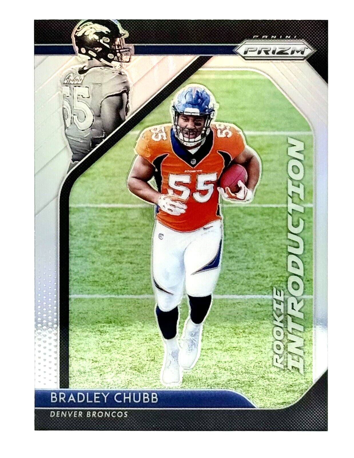 2018 Prizm Rookie Introduction Silver #4 Bradley Chubb Denver Broncos