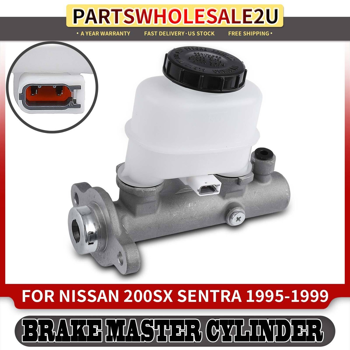 Brake Master Cylinder w/ Reservoir & Sensor for Nissan 200SX Brake Master Cylinder w/ Reservoir & Sensor for Nissan 200SX