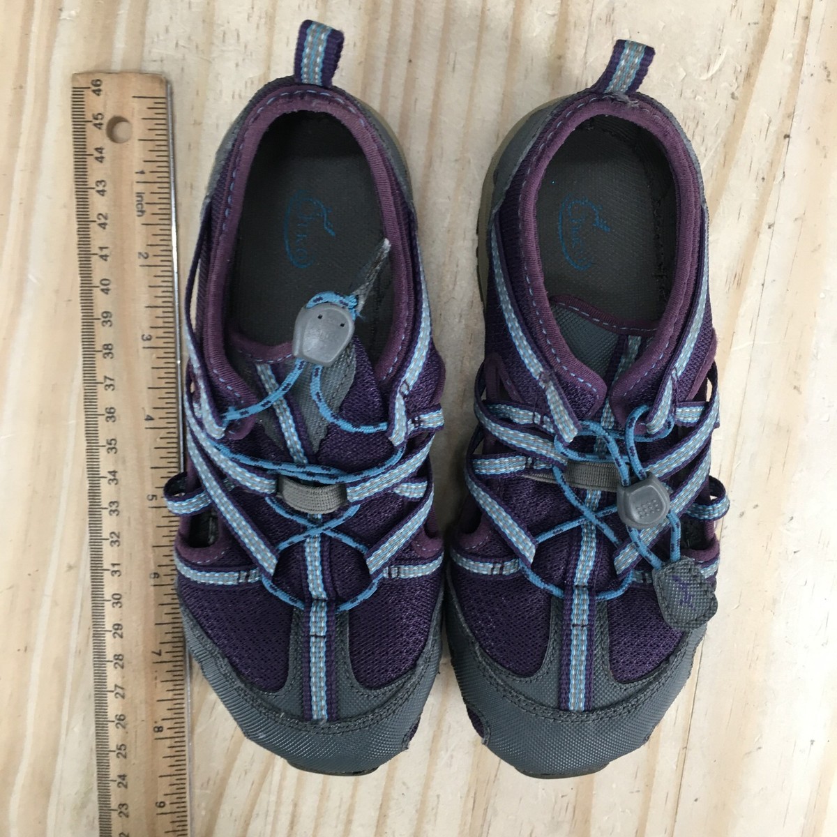 Chaco Shoes Children 13 Outcross Trail Closed Toe J180272 Purple