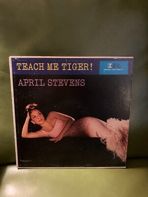 APRIL STEVENS - TEACH ME TIGER! LP Vinyl MONO IMPERIAL 1960 JAZZ Cheesecake VG+