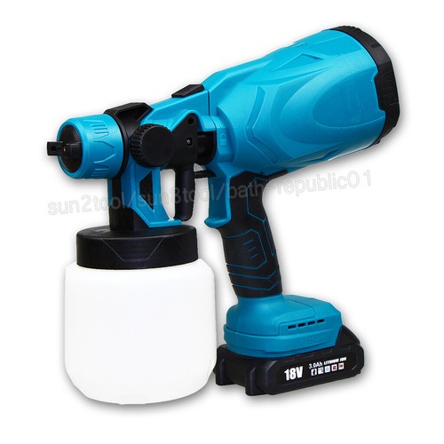 For Makita 18V Battery Cordless Paint Sprayer HVLP Airless Handheld Spray Gun eBay