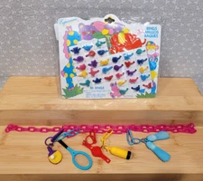 Vintage Bell Charm Necklace Tennis Sports & Expressions Ring 30 Pcs Jewelry Set