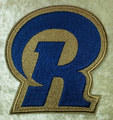 Los Angeles Rams Big ''R'' Retro Iron On Embroidered Patch ~Free Tracking!
