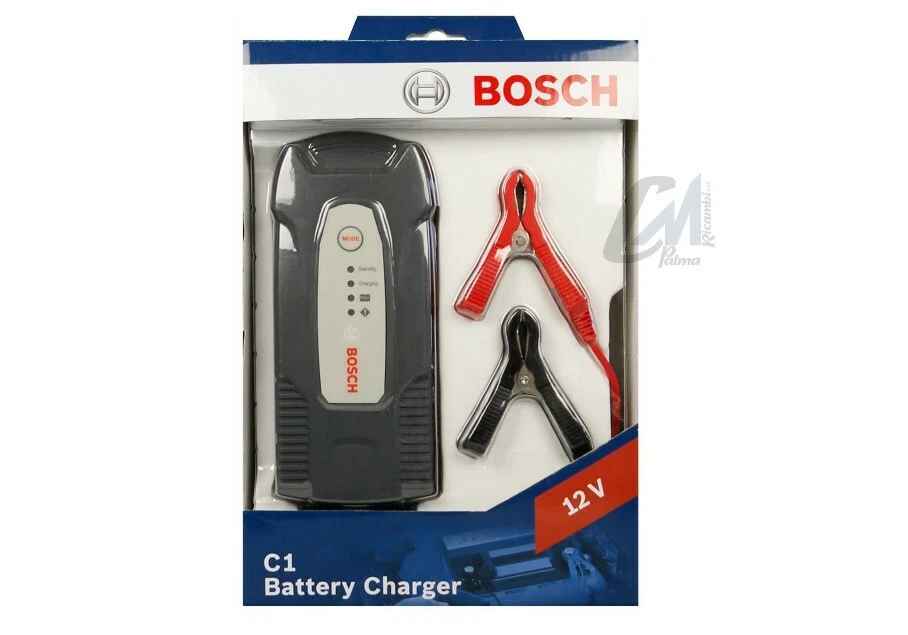CARICABATTERIA MANTENITORE CARICA BOSCH C1 BATTERY CHARGER 12V 018999901M  - Imagen 2 de 4