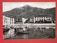 Postcard - Lake Como - Colico with Wood Background - 1965
