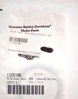 Harley-Davidson RC18 Dust Seal NOS 11000188 (L-6067) | eBay