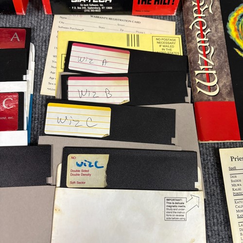 Wizardry V Heart of the Maelstrom IBM PC MS-DOS 5.25 Complete w/ Manual CIB VGC - Picture 7 of 12